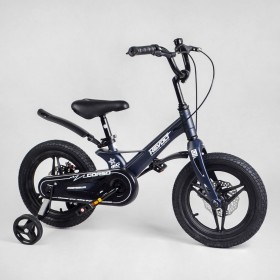 Велосипед двоколісний дитячий CORSO Revolt 14 дюймів, магнієва рама, дискові гальма, MG14032, чорний