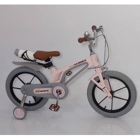 Дитячий велосипед Hammer Brilliant HMR-890 Candy, 16 дюймів, магнієва рама, з пляшкою, рожевий