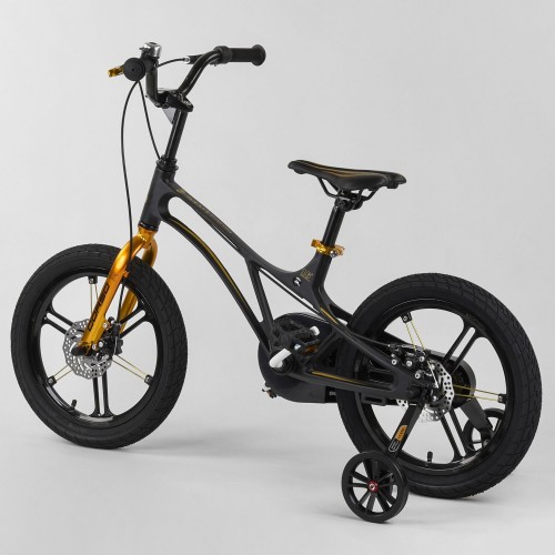 Велосипед двоколісний CORSO LT-44200, магнієва рама 16 ", чорно-золотий