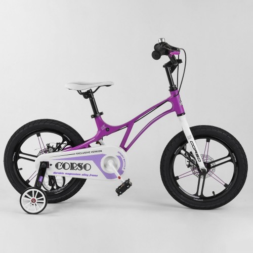 Велосипед двоколісний CORSO LT-22900, магнієва рама 16 ", фіолетовий