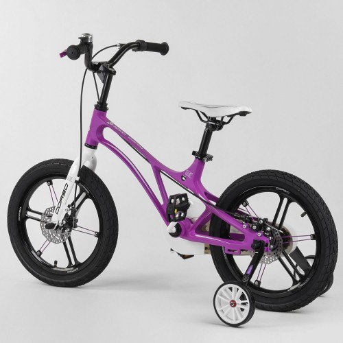 Велосипед двоколісний CORSO LT-22900, магнієва рама 16 ", фіолетовий
