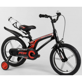 Велосипед двоколісний CORSO RS Turbo, магнієва рама 16 " 83564, чорний