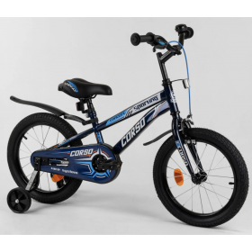 Велосипед двухколесный CORSO Sporting 16" R-16515, синий