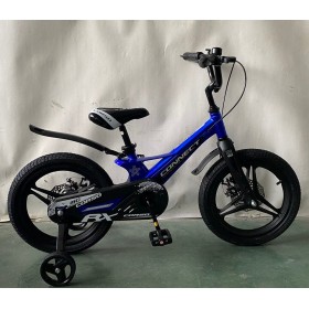 Велосипед двоколісний дитячий CORSO Connect 16 дюймів, магнієва рама, дискові гальма, MG16706, синій