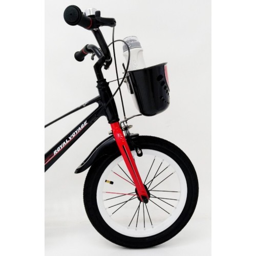 Велосипед двоколісний Royal Voyage SHADOW 16" (магнієва рама) чорно-червоний