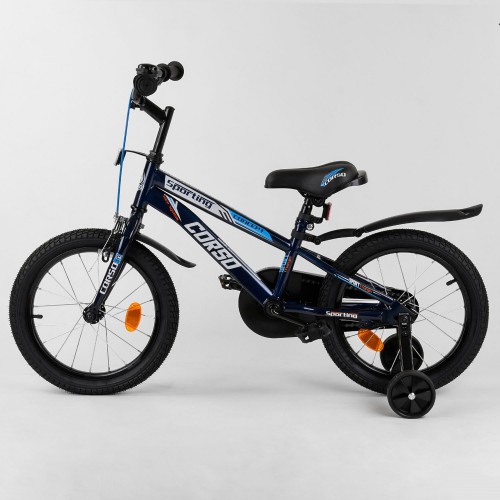 Велосипед двоколісний CORSO Sporting 16 " R-16515, синій