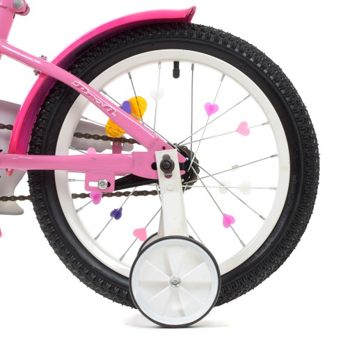 Велосипед двоколісний Profi Unicorn SKD75 колеса 16 ", з наклейками, рожевий