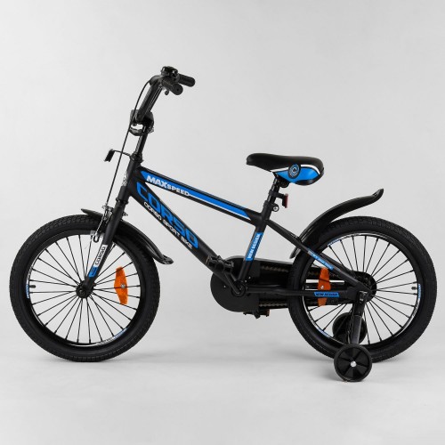 Велосипед двоколісний CORSO Sporting 18 " ST-18111, чорно-синій