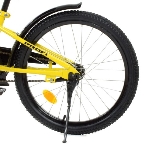 Велосипед двоколісний Profi Shark SKD75 колеса 18", з наклейками, жовтий