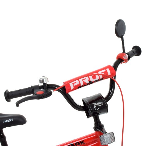 Велосипед двоколісний Profi Shark SKD45 колеса 18", з наклейками, червоний