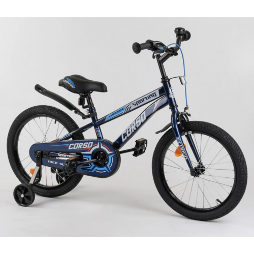 Велосипед двоколісний CORSO Sporting 18 "R-18451, синій