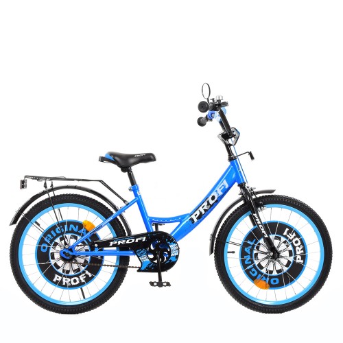 Велосипед двоколісний Profi Original boy 20" Y2044, з ліхтариком, підніжкою, SKD75, синій