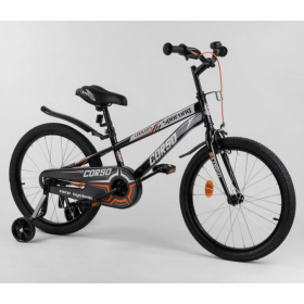Велосипед двоколісний CORSO Sporting 20 "R-20628, чорно-помаранчевий