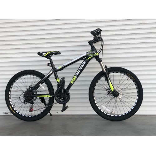Спортивний велосипед Toprider 611 24 " чорно-зелений