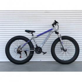 Спортивний велосипед Toprider Фетбайк 650, рама 17, колеса 26 "сіро-синій
