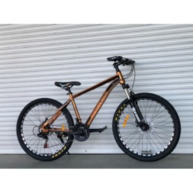Спортивний велосипед Toprider 680 26 "алюмінієва рама, золотий