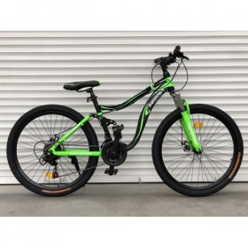 Спортивний велосипед Toprider 910 26 " чорно-зелений
