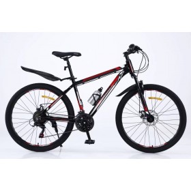 Велосипед двоколісний Sigma S100 HAMMER Excellent 24 ", чорно-червоний