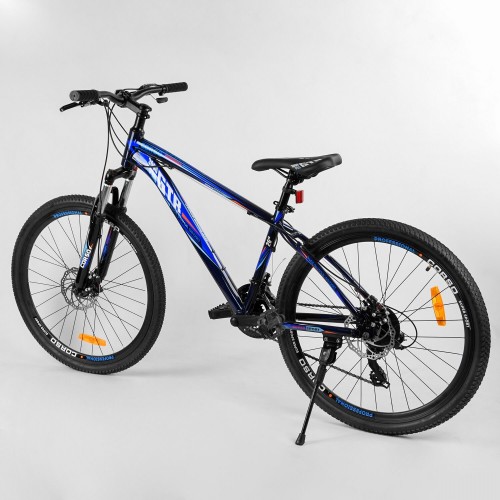 Спортивний велосипед CORSO GTR-3000 26 "56106 рама алюмінієва, обладнання Shimano 21 швидкість, синій