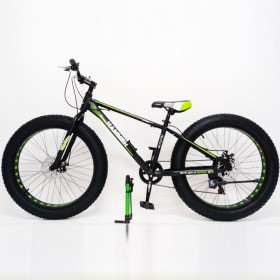 Спортивний велосипед Sigma S 800 HAMMER EXTRIME Фет байк (Fat Bike) 26" чорно-зелений