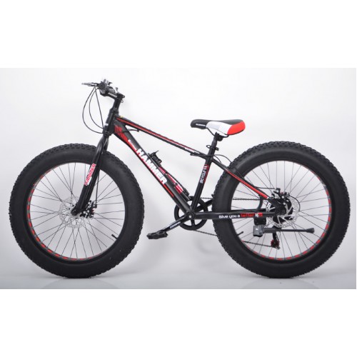 Спортивний велосипед Sigma S 800 HAMMER EXTRIME Фет байк (Fat Bike) 24" чорно-червоний