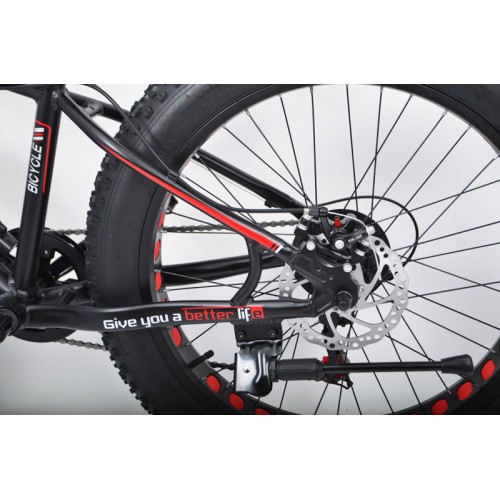 Спортивний велосипед Sigma S 800 HAMMER EXTRIME Фет байк (Fat Bike) 26" чорно-червоний