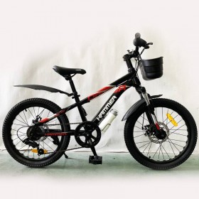 Велосипед двоколісний Sigma HAMMER VA-240 20 ", 6-швидкостей, спіцованние колесо, дискові гальма, чорно-червоний