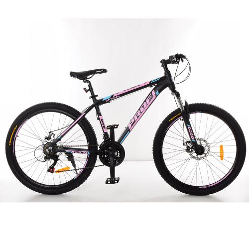 Спортивний велосипед Profi G26 OPTIMAL 26 " чорно-рожевий