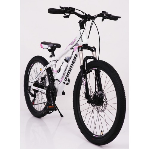 Спортивний велосипед Sigma HAMMER S 200 24", Рама 14'' біло-рожевий