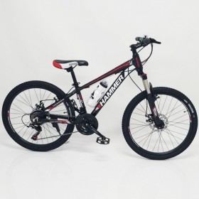 Спортивний велосипед Sigma HAMMER S 200 24", Рама 14'' чорно-червоний