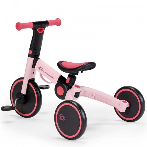 Біговел-велосипед 3 в 1 Kinderkraft 4TRIKE рожевий