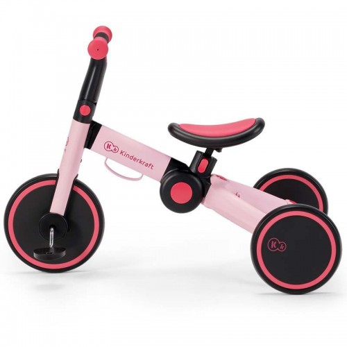 Біговел-велосипед 3 в 1 Kinderkraft 4TRIKE рожевий