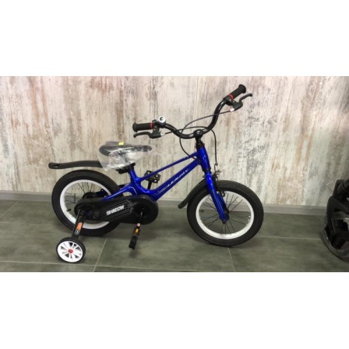 Велосипед LENJOY SHADOW, 14 дюймів, магнієва рама, 2 ручних гальма, синій
