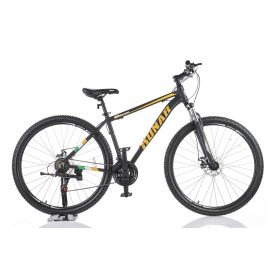 Велосипед спортивний KONAR KA, алюмінієва рама 18 ", колеса 29", чорно-жовтий