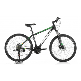 Велосипед спортивний KONAR KS, сталева рама 17 ", колеса 27.5", чорно-зелений