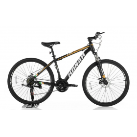 Велосипед спортивний KONAR KS, сталева рама 17 ", колеса 27.5", чорно-жовтий