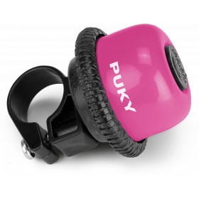 Звонок ротационный Puky G20 для беговелов и самокатов, розовый