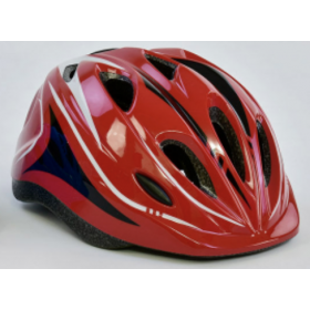 Шлем защитный TK Sport, F18476, с регулировкой размера по объему, красный